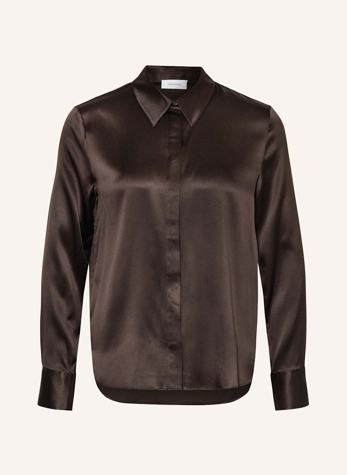 Darling Harbour Hemdbluse Aus Seide braun von darling harbour