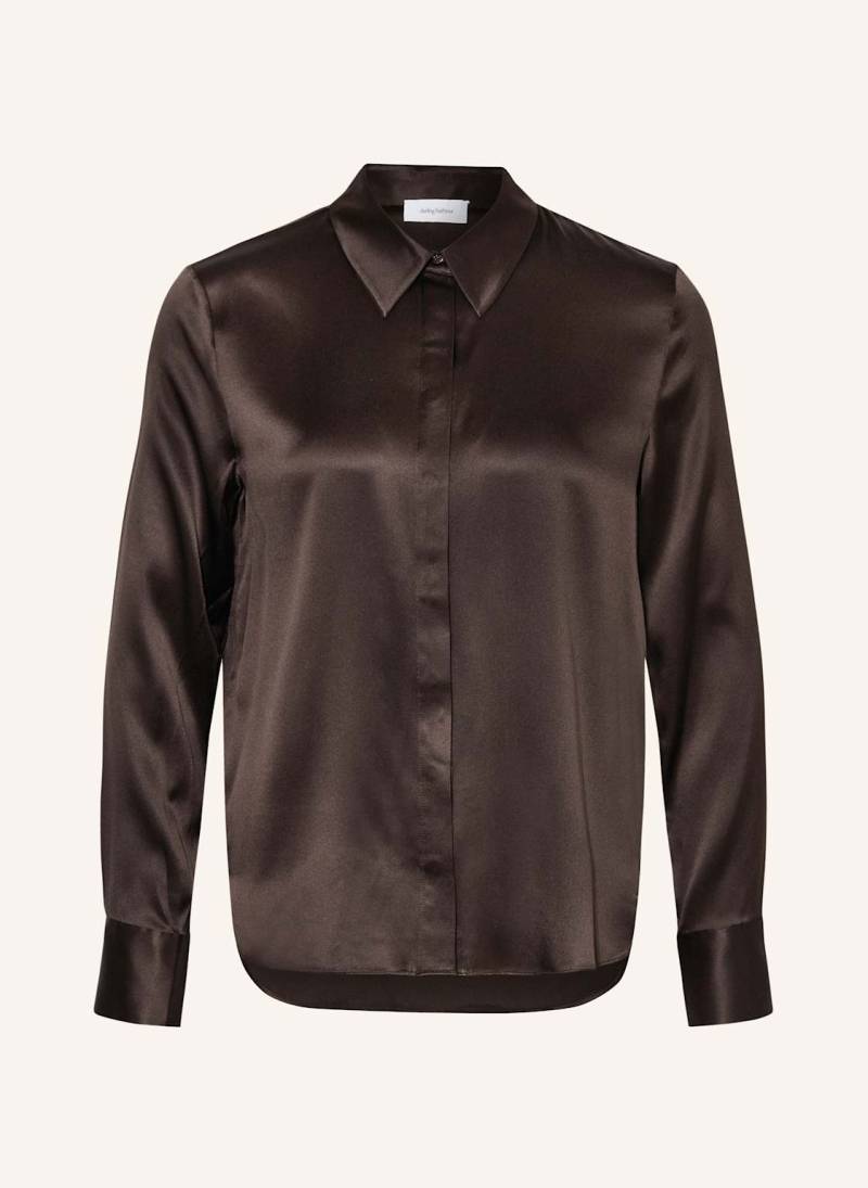 Darling Harbour Hemdbluse Aus Seide braun von darling harbour