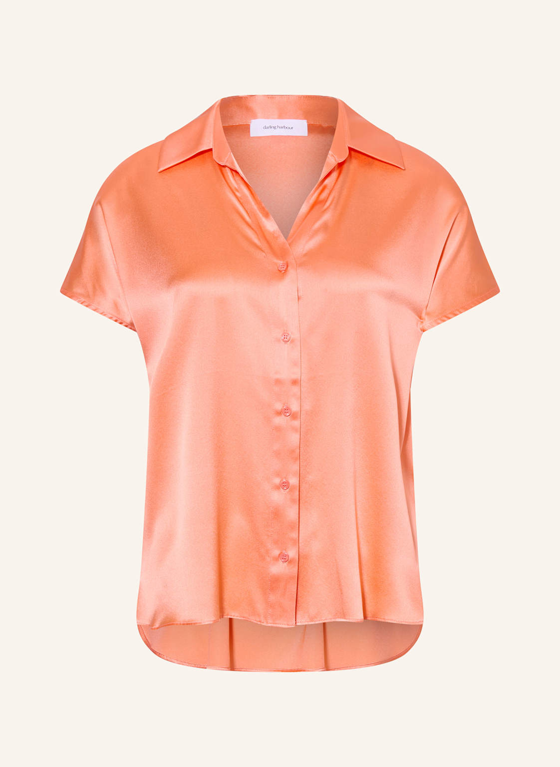 Darling Harbour Hemdbluse Aus Seide orange von darling harbour