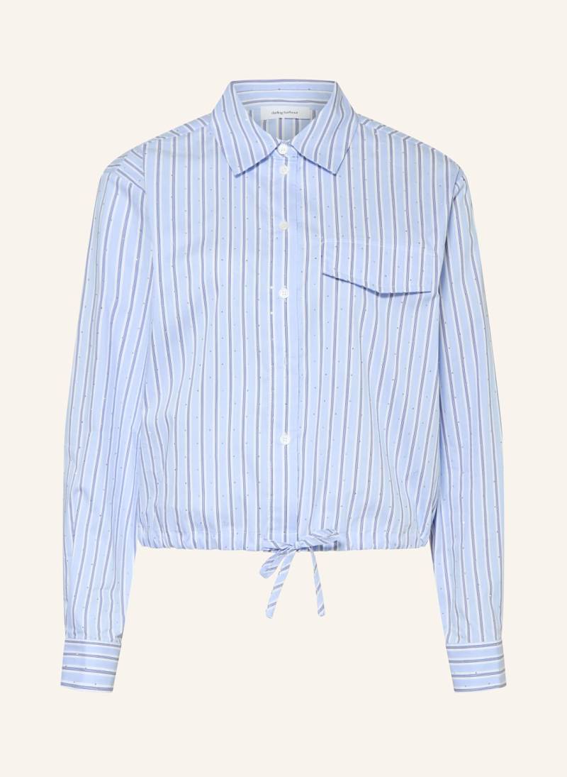 Darling Harbour Hemdbluse Mit Schmucksteinen blau von darling harbour