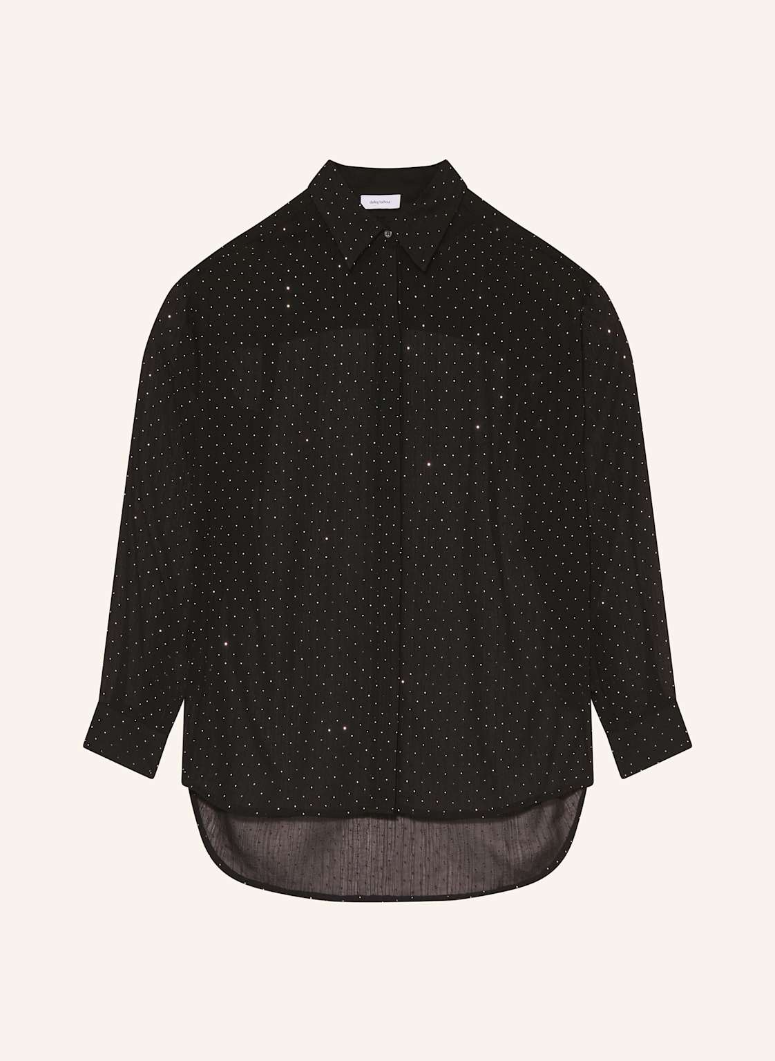 Darling Harbour Hemdbluse Mit Schmucksteinen schwarz von darling harbour