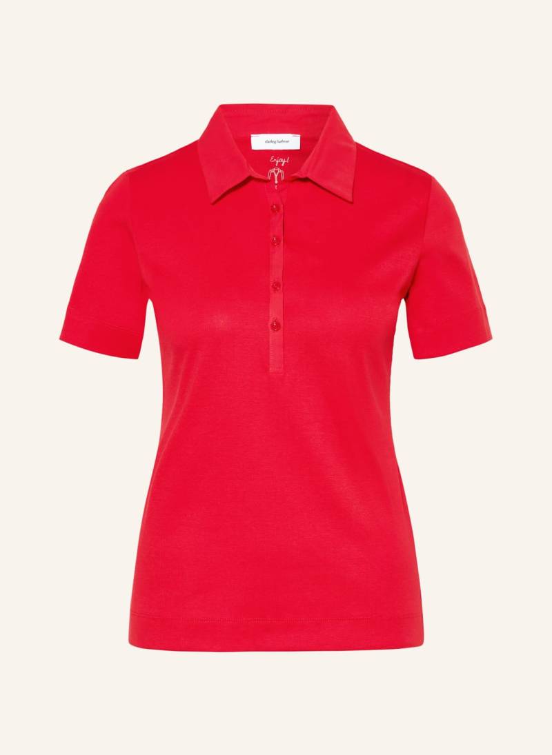 Darling Harbour Jersey-Poloshirt rot von darling harbour