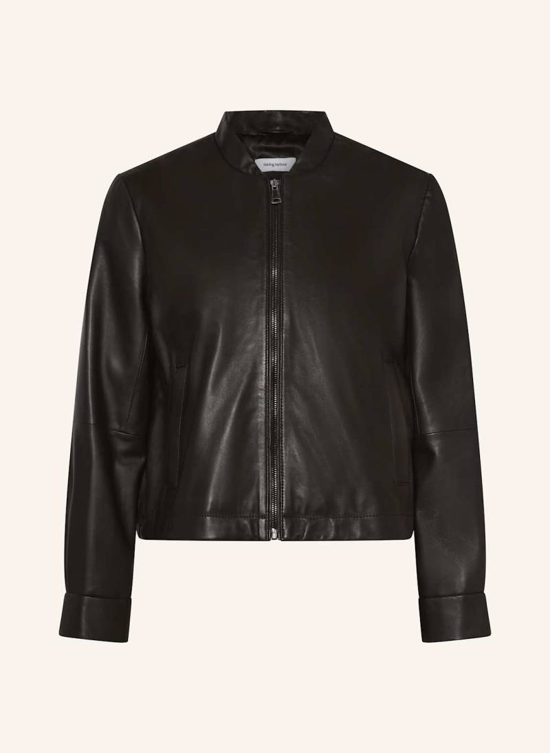 Darling Harbour Lederjacke schwarz von darling harbour