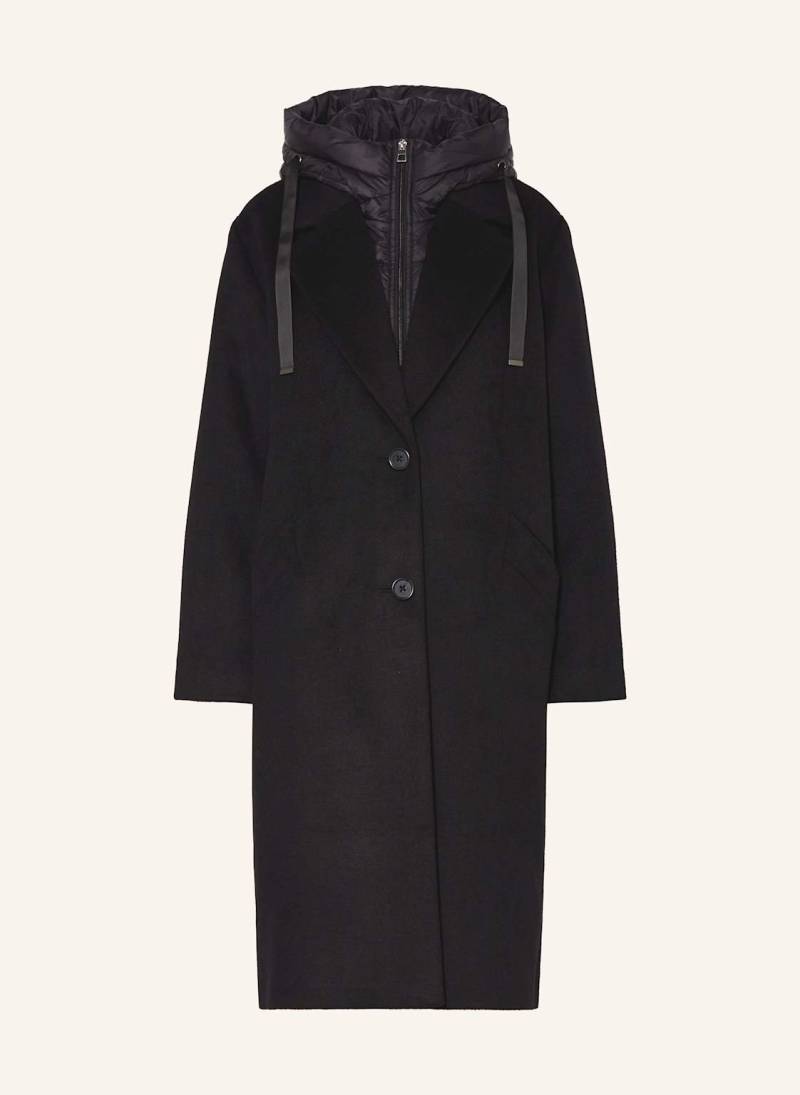 Darling Harbour Mantel Mit Herausnehmbarer Blende schwarz von darling harbour