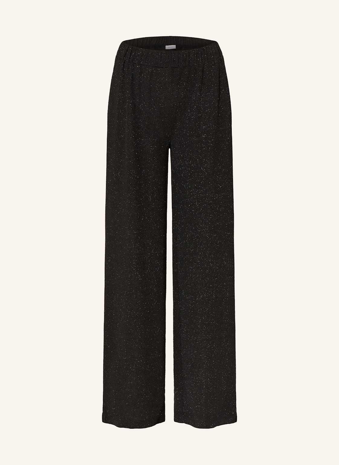 Darling Harbour Marlenehose Mit Glitzergarn schwarz von darling harbour