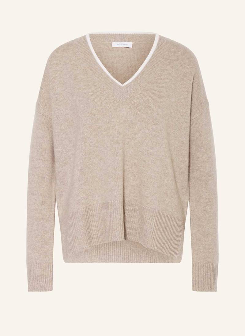 Darling Harbour Pullover Mit Cashmere beige von darling harbour