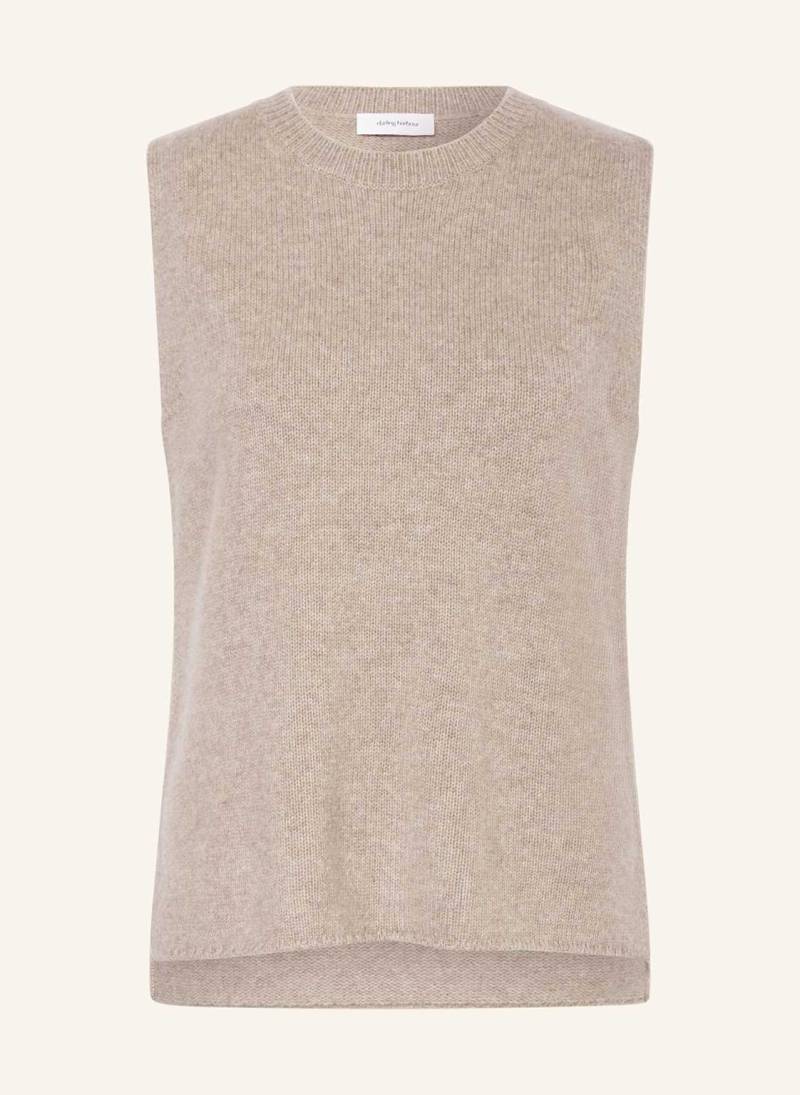 Darling Harbour Pullunder Mit Cashmere beige von darling harbour