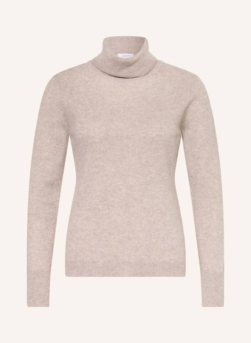 Darling Harbour Rollkragenpullover Aus Cashmere beige von darling harbour