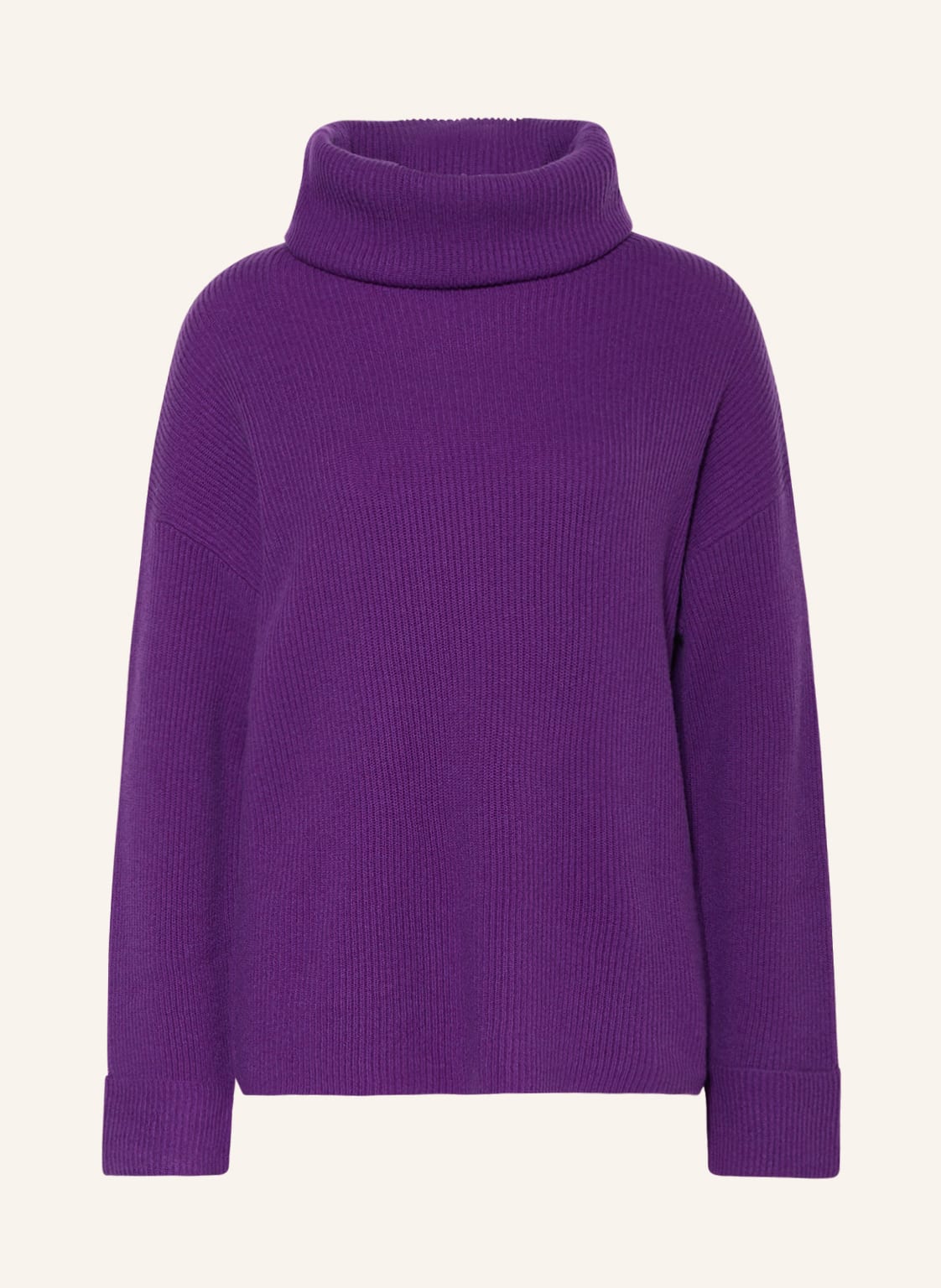 Darling Harbour Rollkragenpullover Mit Cashmere lila von darling harbour