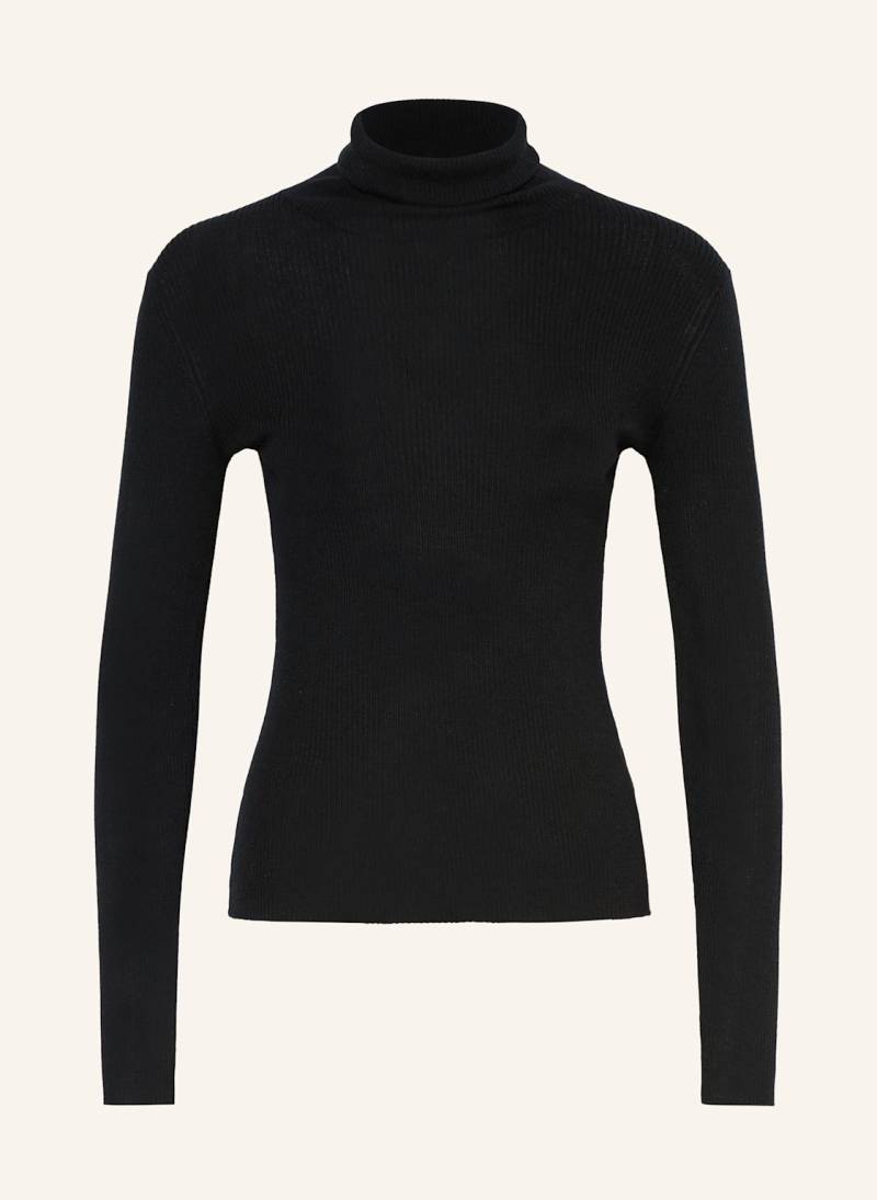 Darling Harbour Rollkragenpullover schwarz von darling harbour