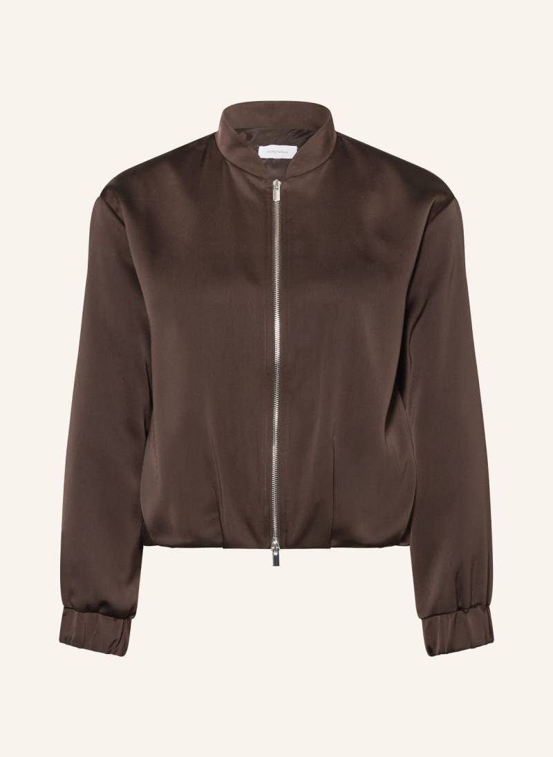 Darling Harbour Satinblouson braun von darling harbour