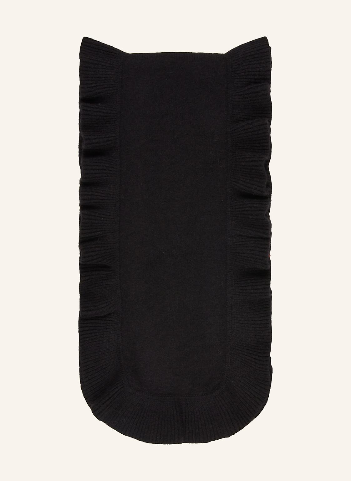 Darling Harbour Schal Mit Cashmere schwarz von darling harbour