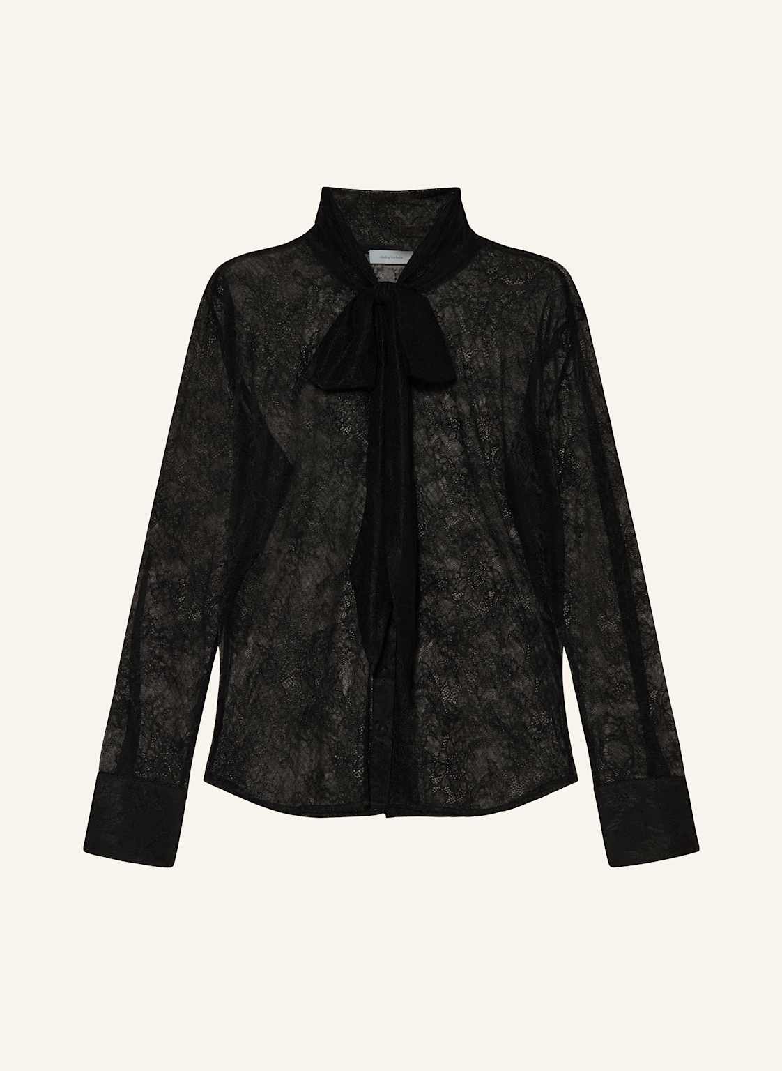Darling Harbour Schluppenbluse Aus Spitze schwarz von darling harbour