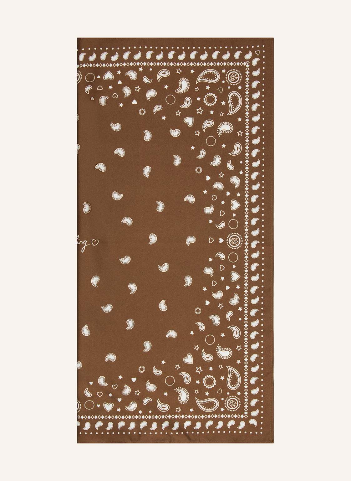 Darling Harbour Seidentuch braun von darling harbour