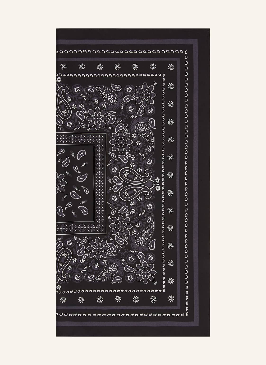 Darling Harbour Seidentuch schwarz von darling harbour