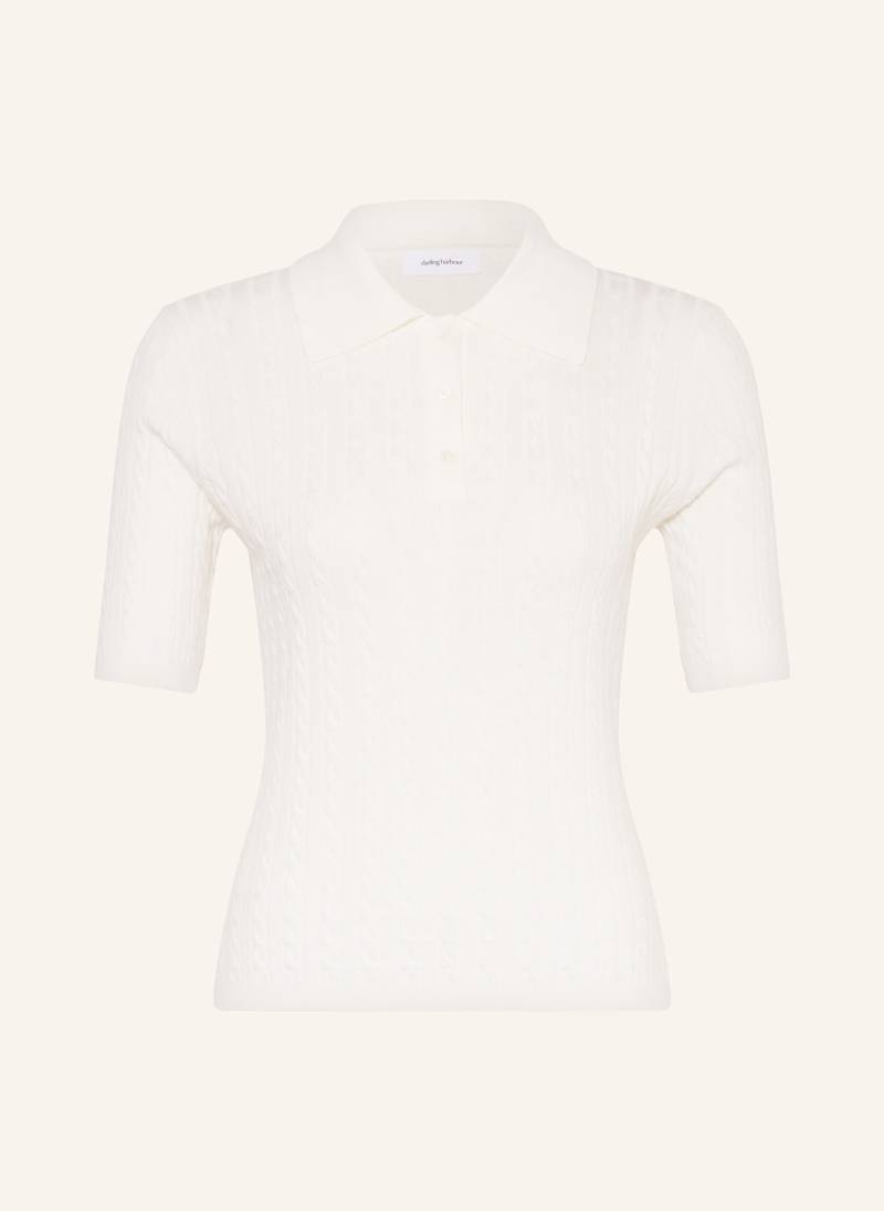Darling Harbour Strick-Poloshirt weiss von darling harbour