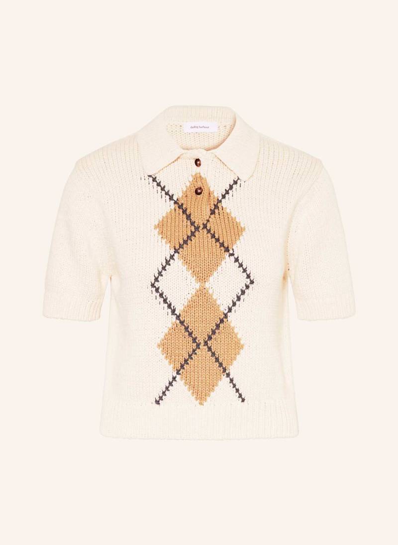 Darling Harbour Strick-Poloshirt weiss von darling harbour