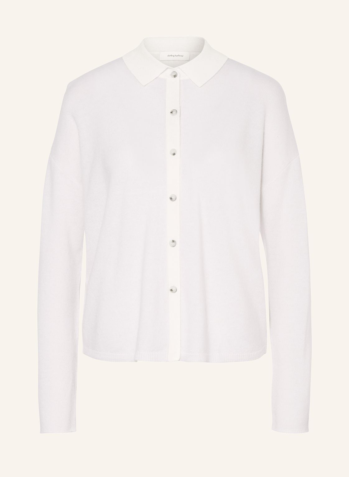 Darling Harbour Strickbluse Mit Cashmere weiss Darling Harbour Strickbluse Mit Cashmere weiss von darling harbour