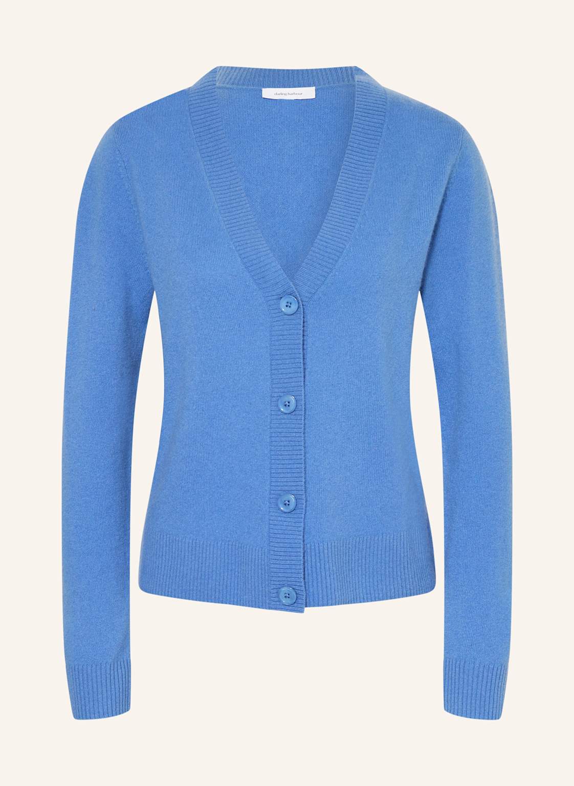 Darling Harbour Strickjacke Aus Cashmere blau von darling harbour