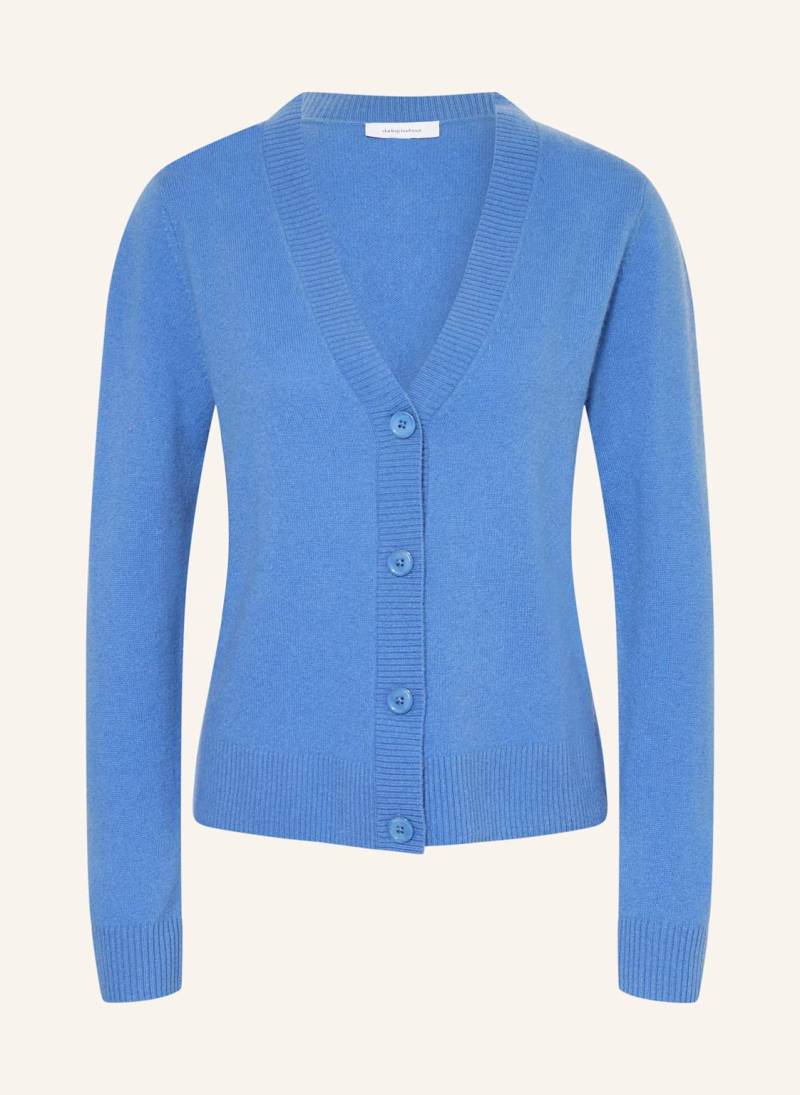 Darling Harbour Strickjacke Aus Cashmere blau von darling harbour