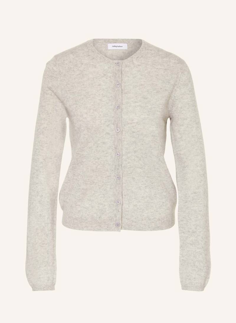 Darling Harbour Strickjacke Aus Cashmere grau von darling harbour