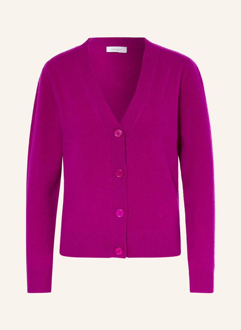 Darling Harbour Strickjacke Aus Cashmere pink von darling harbour
