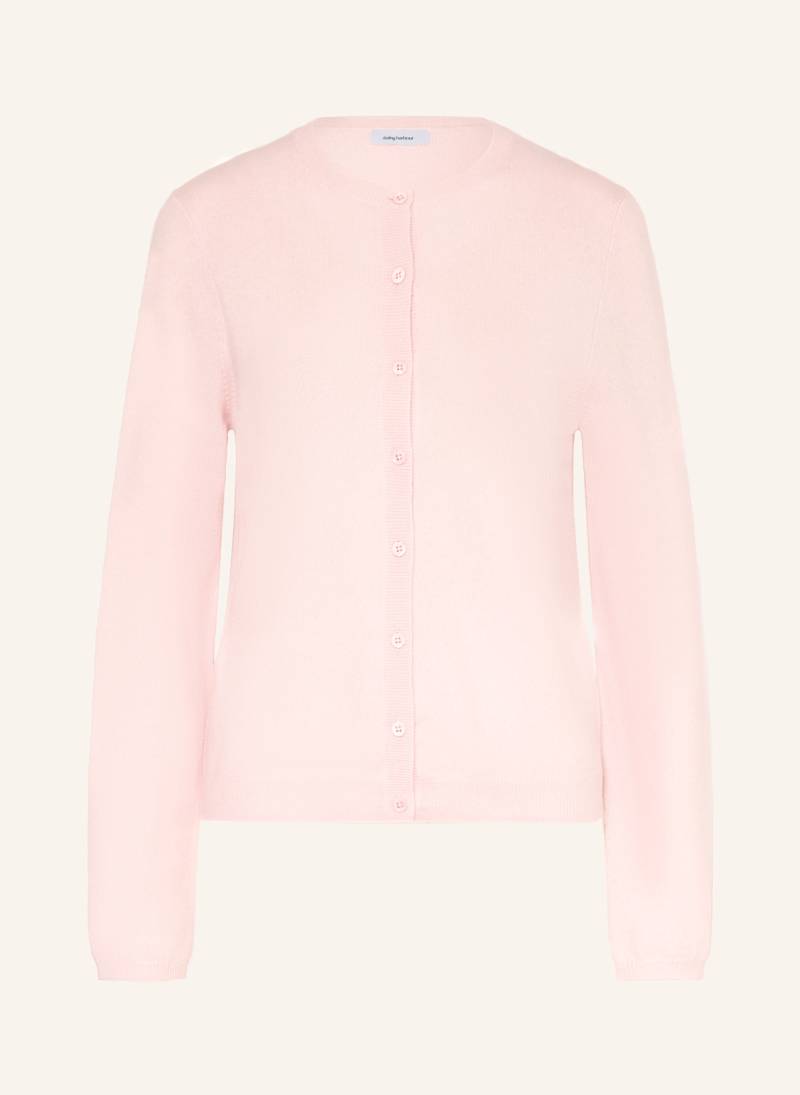 Darling Harbour Strickjacke Aus Cashmere rosa von darling harbour