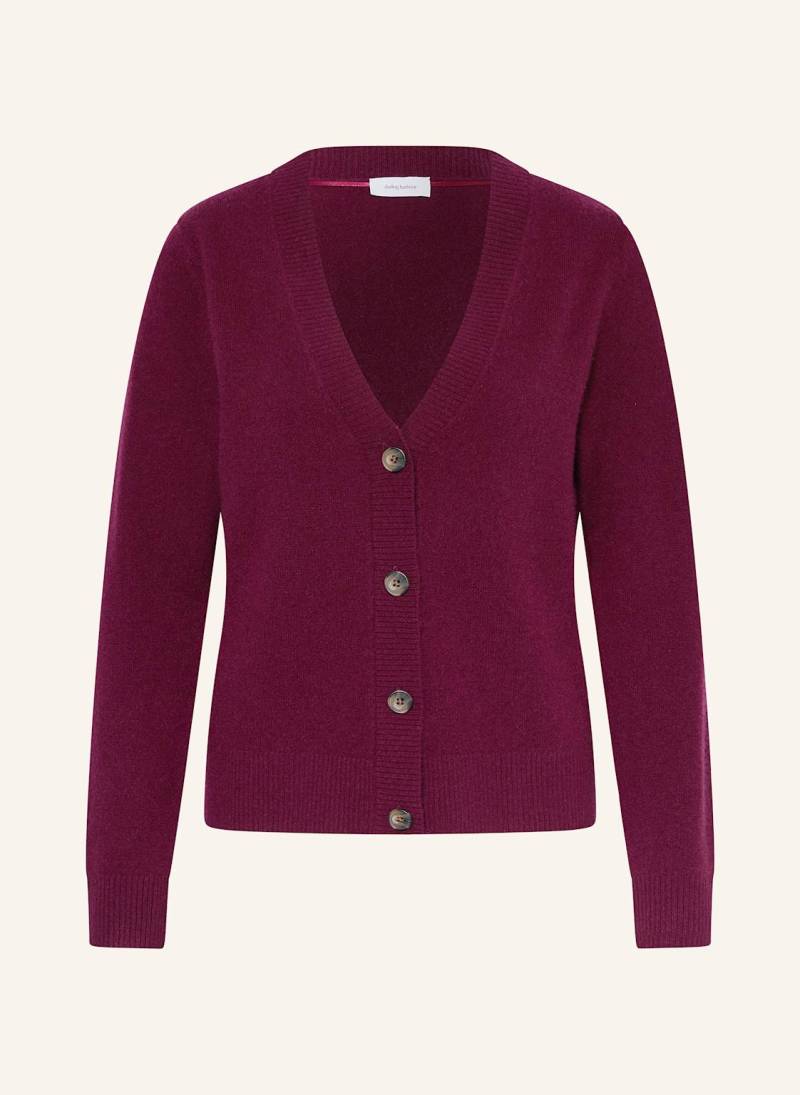 Darling Harbour Strickjacke Aus Cashmere rot von darling harbour