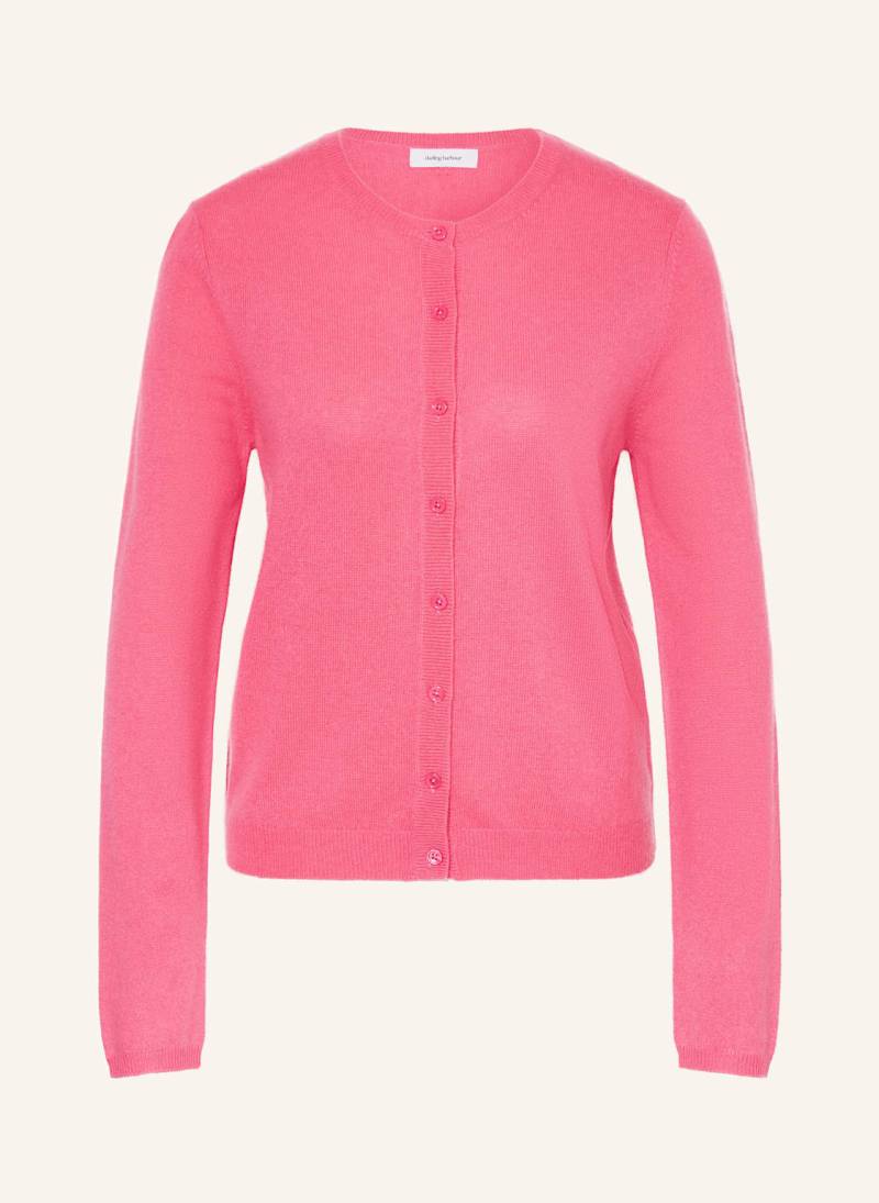 Darling Harbour Strickjacke Aus Cashmere rot von darling harbour