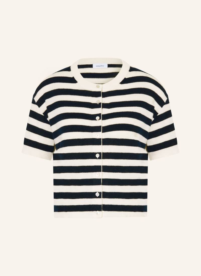 Darling Harbour Strickjacke Aus Cashmere weiss von darling harbour