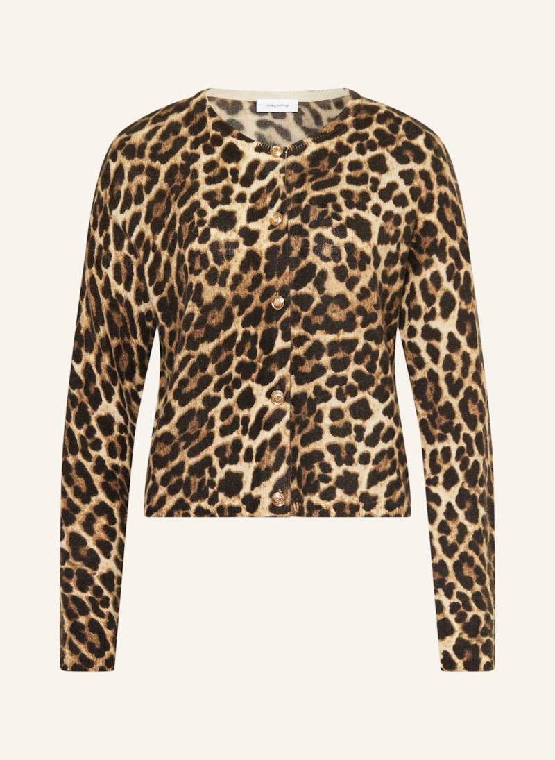 Darling Harbour Strickjacke Mit Cashmere braun von darling harbour