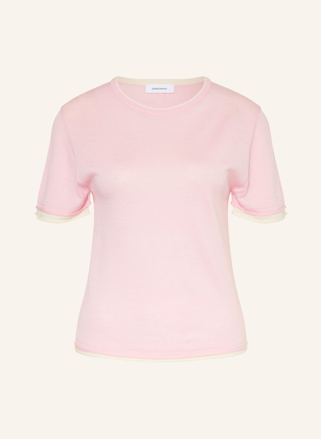 Darling Harbour Strickshirt rosa von darling harbour