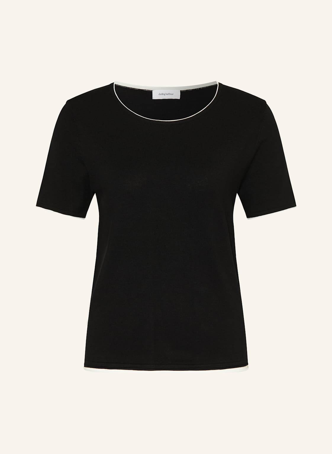 Darling Harbour Strickshirt schwarz von darling harbour