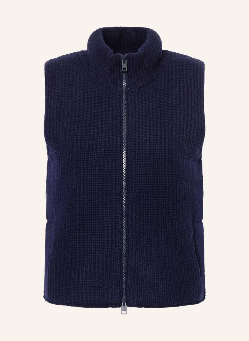 Darling Harbour Strickweste blau von darling harbour