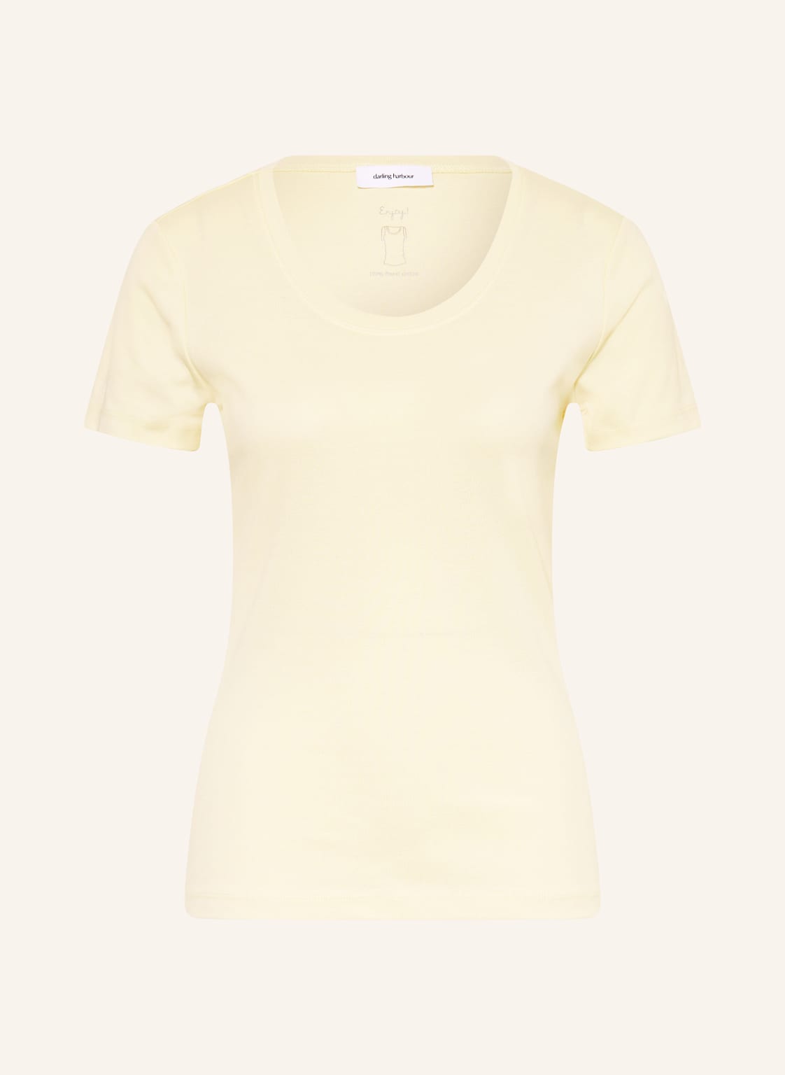 Darling Harbour T-Shirt gelb von darling harbour