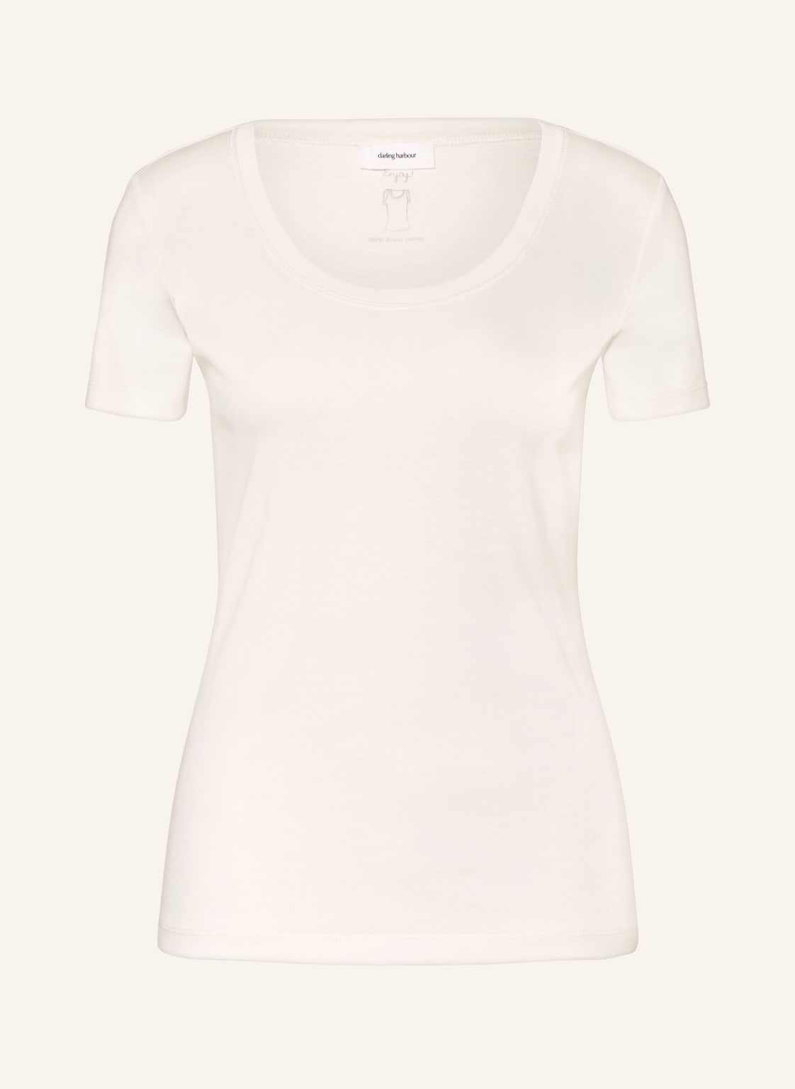 Darling Harbour T-Shirt weiss von darling harbour