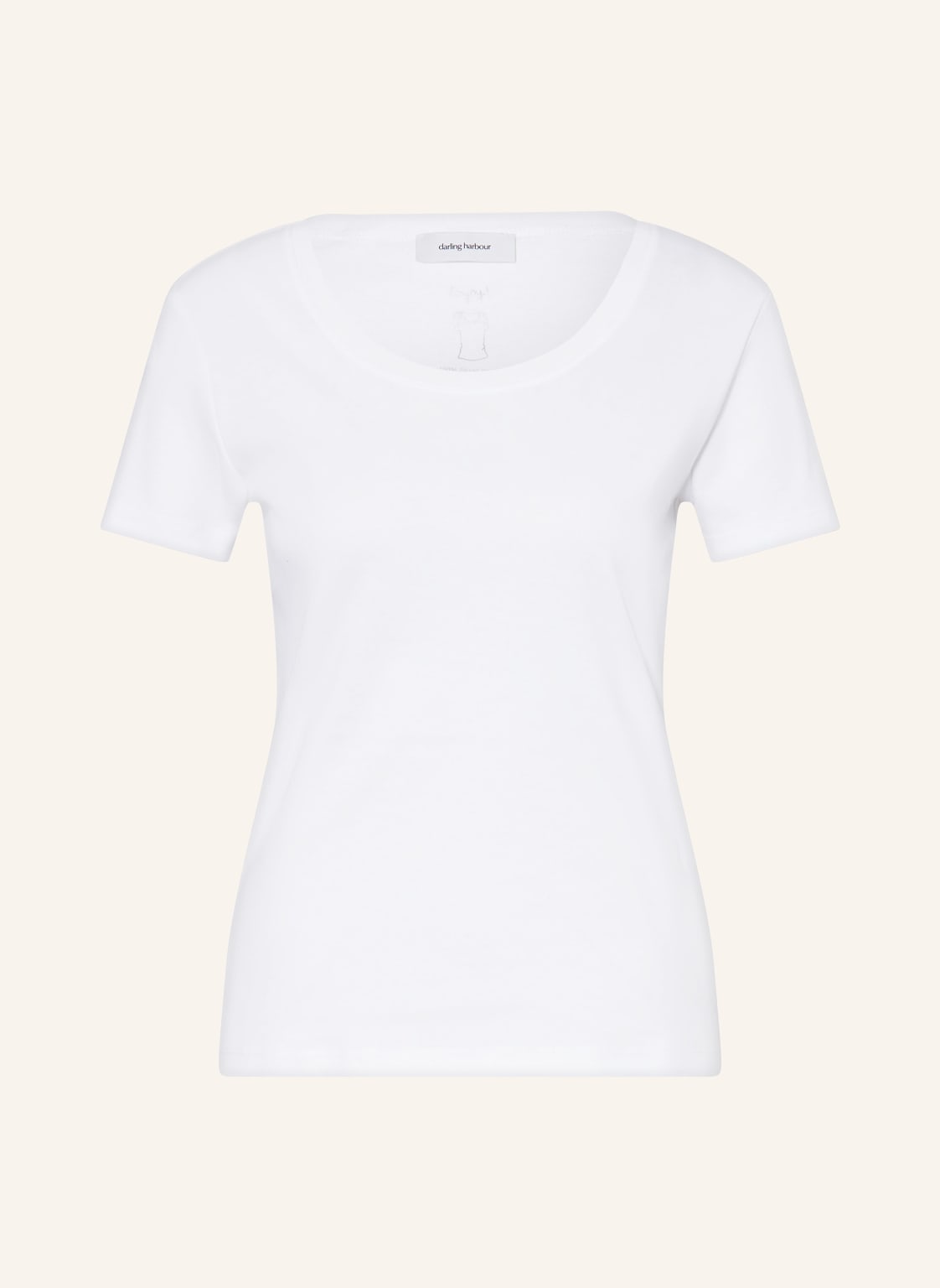 Darling Harbour T-Shirt weiss von darling harbour