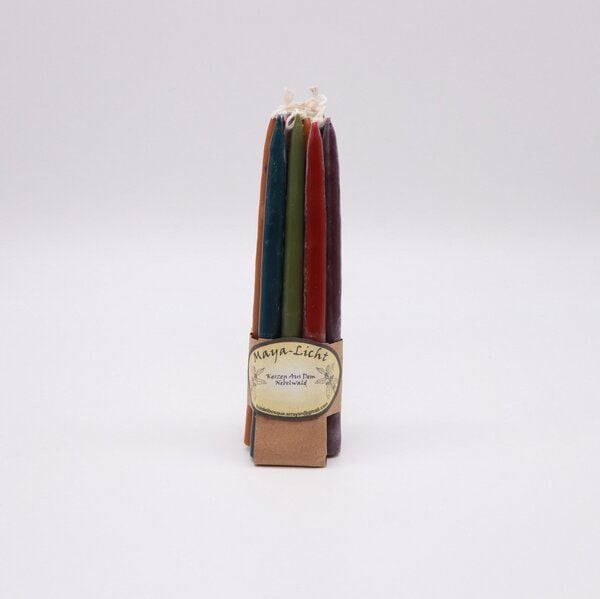 das ökolädchen kerzen aus myrtenwachs verschiedene Farben – 10er set von das ökolädchen