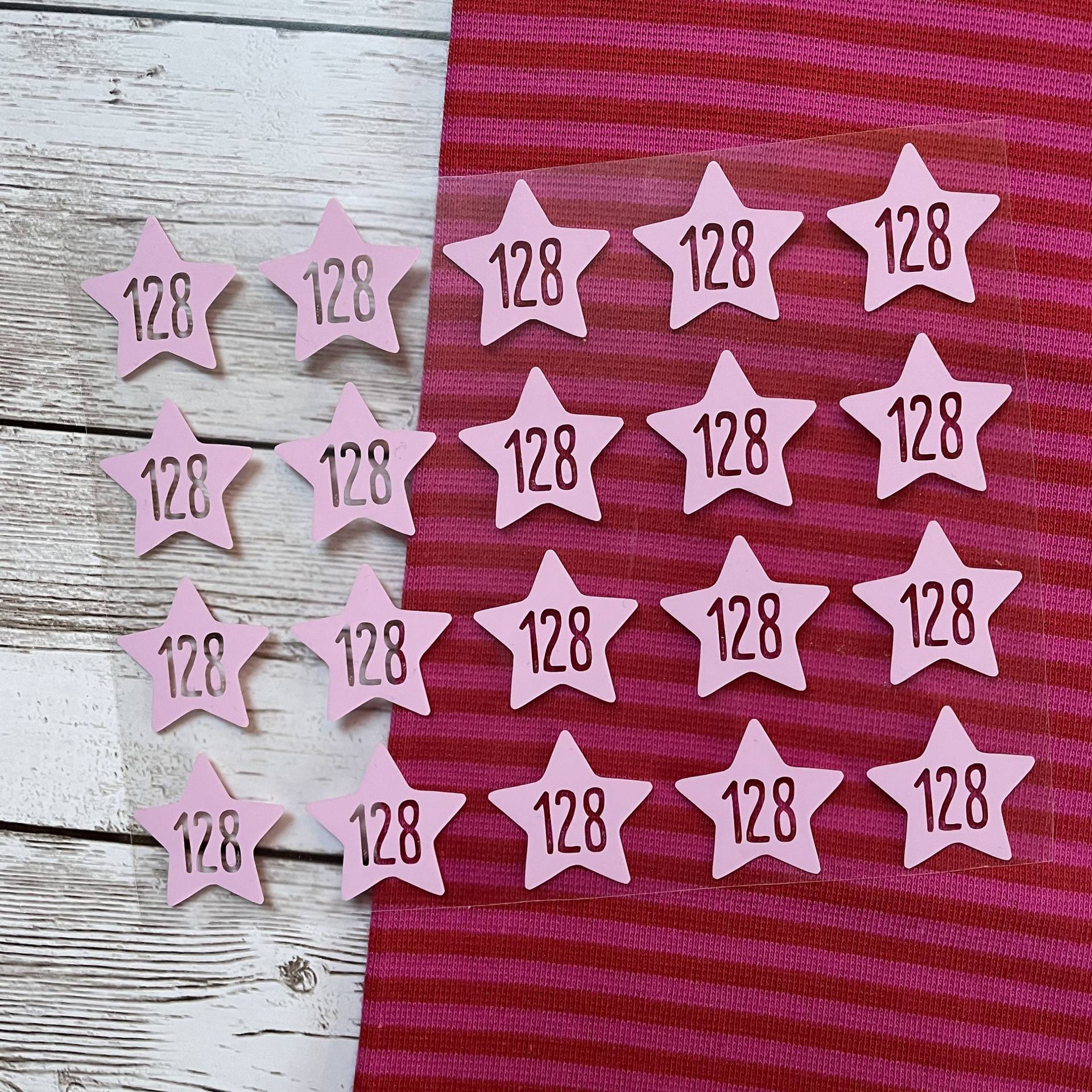 40 Größenetiketten Mit Deinen Wunschgrößen Zum Aufbügeln, Bügeletiketten Kleidergöße von dasFraeuleinSchick