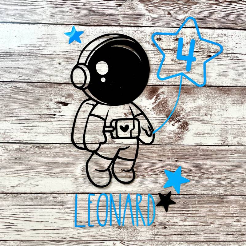 Bügelbild Astronaut, Weltall, Astronaut Zum Aufbügeln von dasFraeuleinSchick