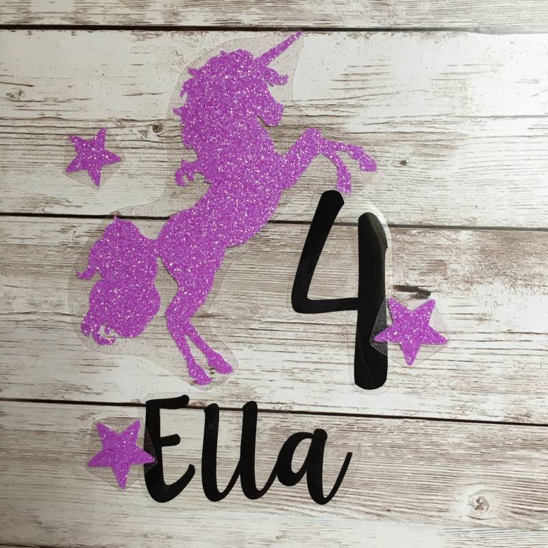 Bügelbild Einhorn Xl, Geburtstag, Zum Aufbügeln von dasFraeuleinSchick