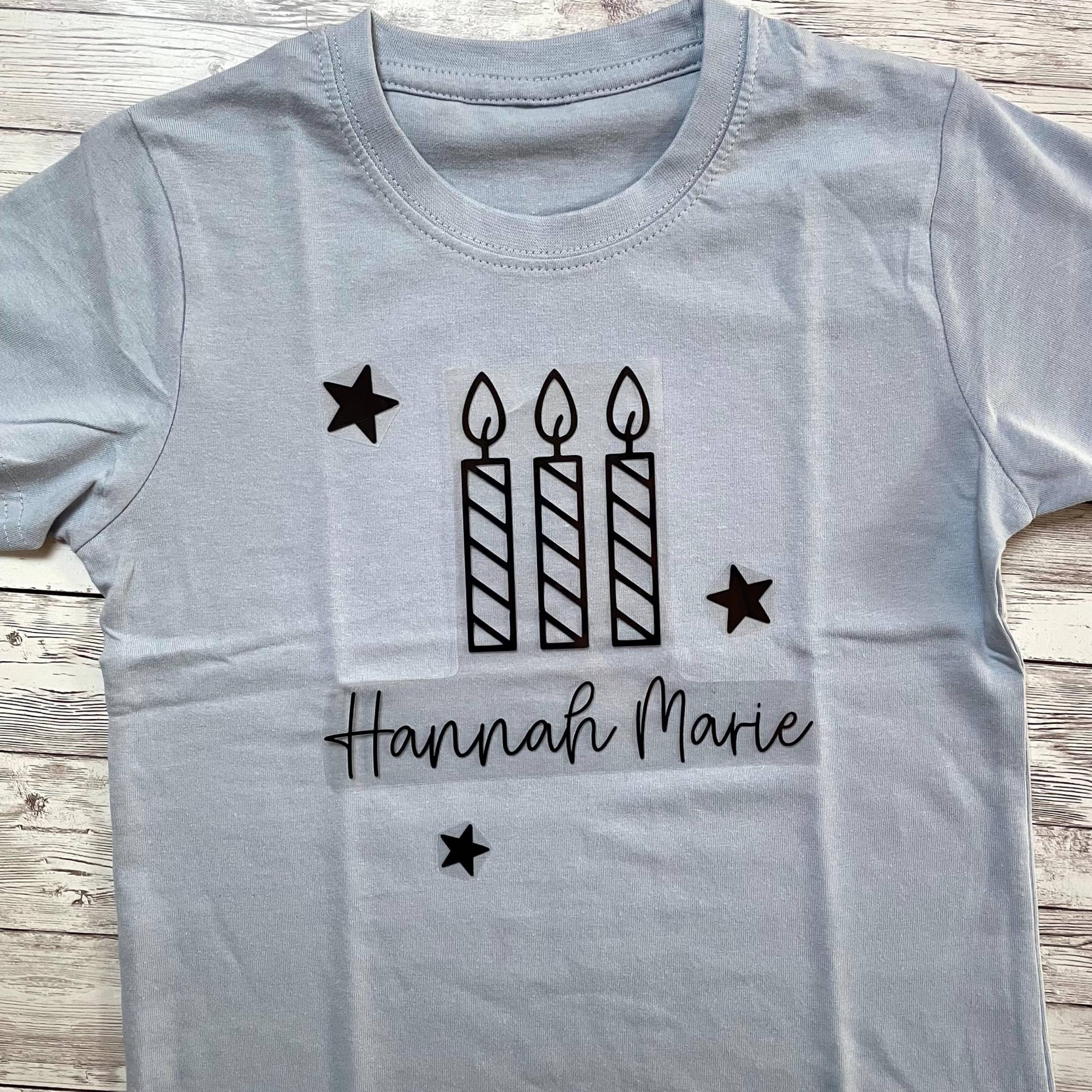 Bügelbild Geburtstag, Personalisiert, Diy Geburtstagsshirt Mit Namen Und Zahl von dasFraeuleinSchick