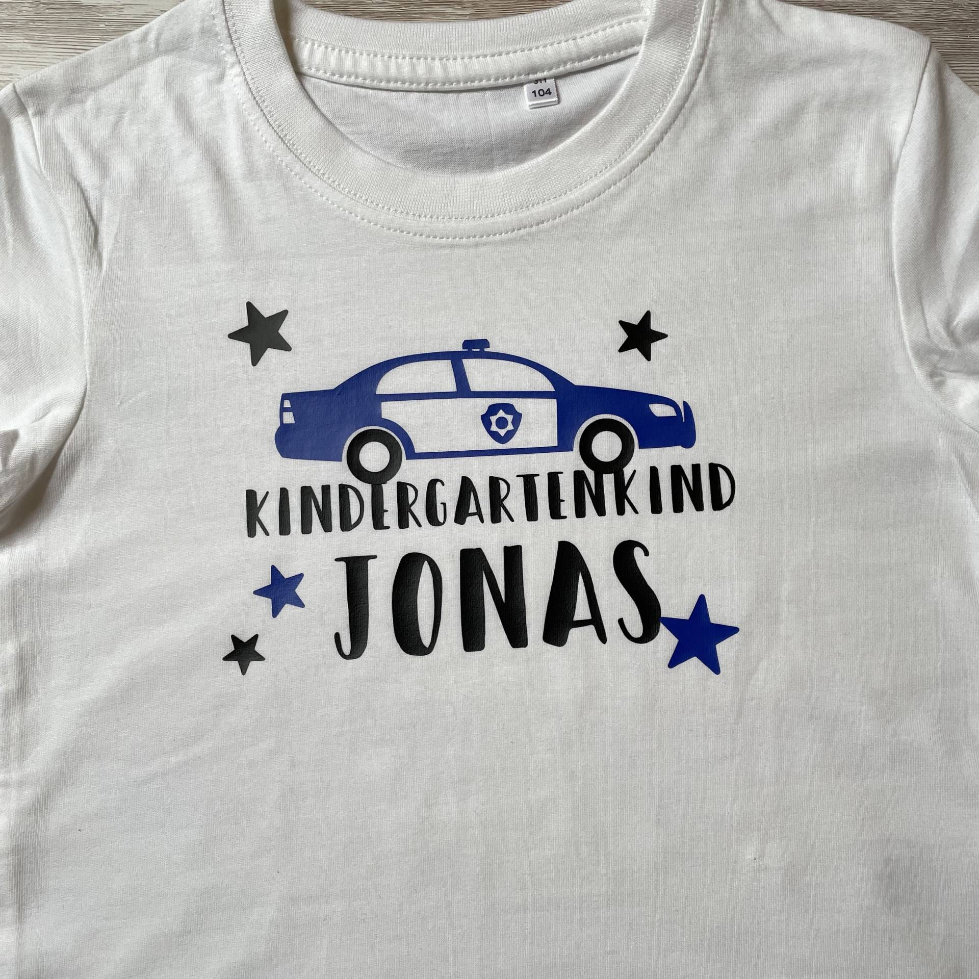 Bügelbild Kindergarten, Kindergartenkind, Mit Wunschnamen von dasFraeuleinSchick