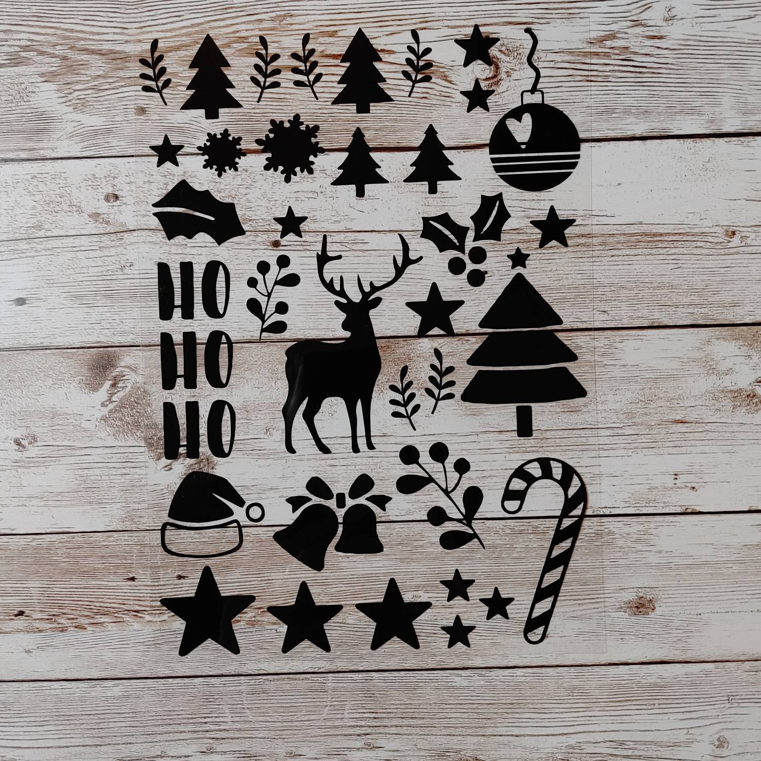 Set Bügelbilder Advent, Weihnachten, Adventskalender Zum Aufbügeln, Din A5 von dasFraeuleinSchick