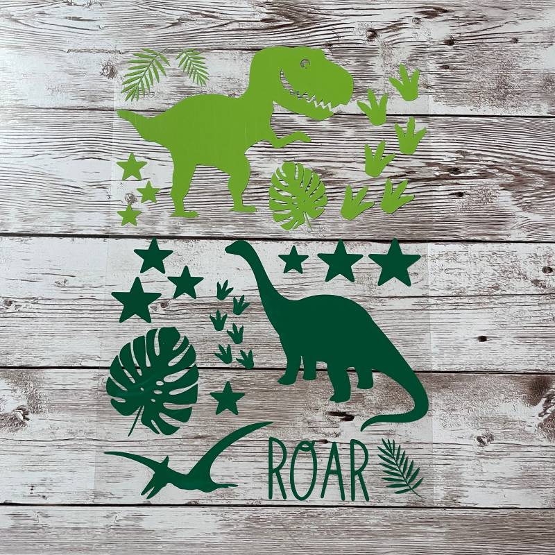 Set Bügelbilder Dinosaurier, Schultüte, Dinos Zum Aufbügeln von dasFraeuleinSchick