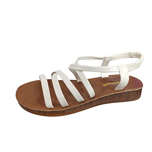 Freizeitschuhe für Damen, atmungsaktiv, mit dicken Sohlen, Keilabsatz, Freizeitsandalen, Sommer, Strandsandalen, Bequeme, atmungsaktive, offene Zehensandalen von dasg