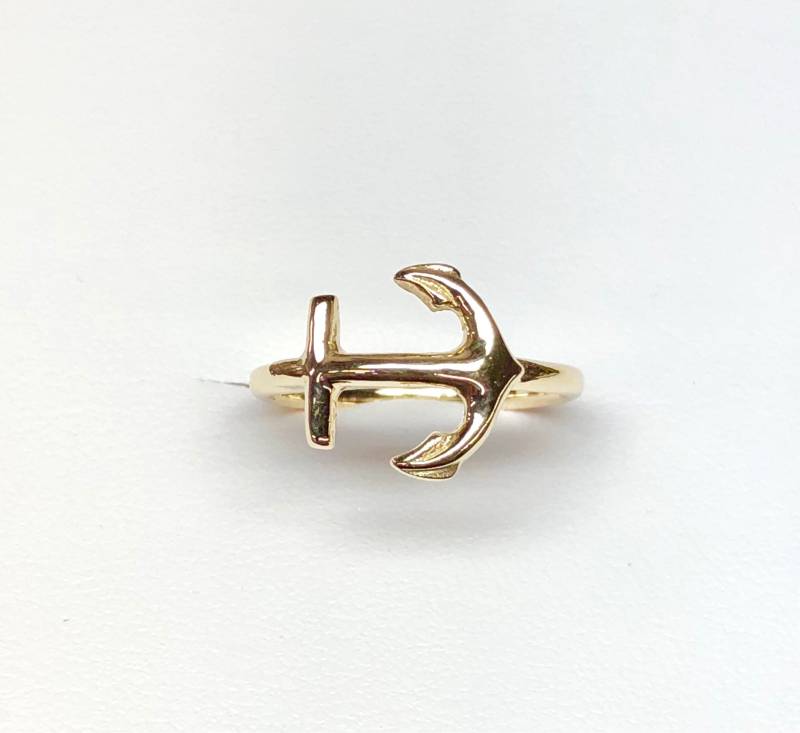 10K Gelbgold Ankerring 10K Gelbgold Ankerring von dasilvajewelry