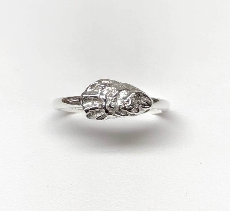 sterling Silber Auster Ring sterling Silber Auster Ring von dasilvajewelry