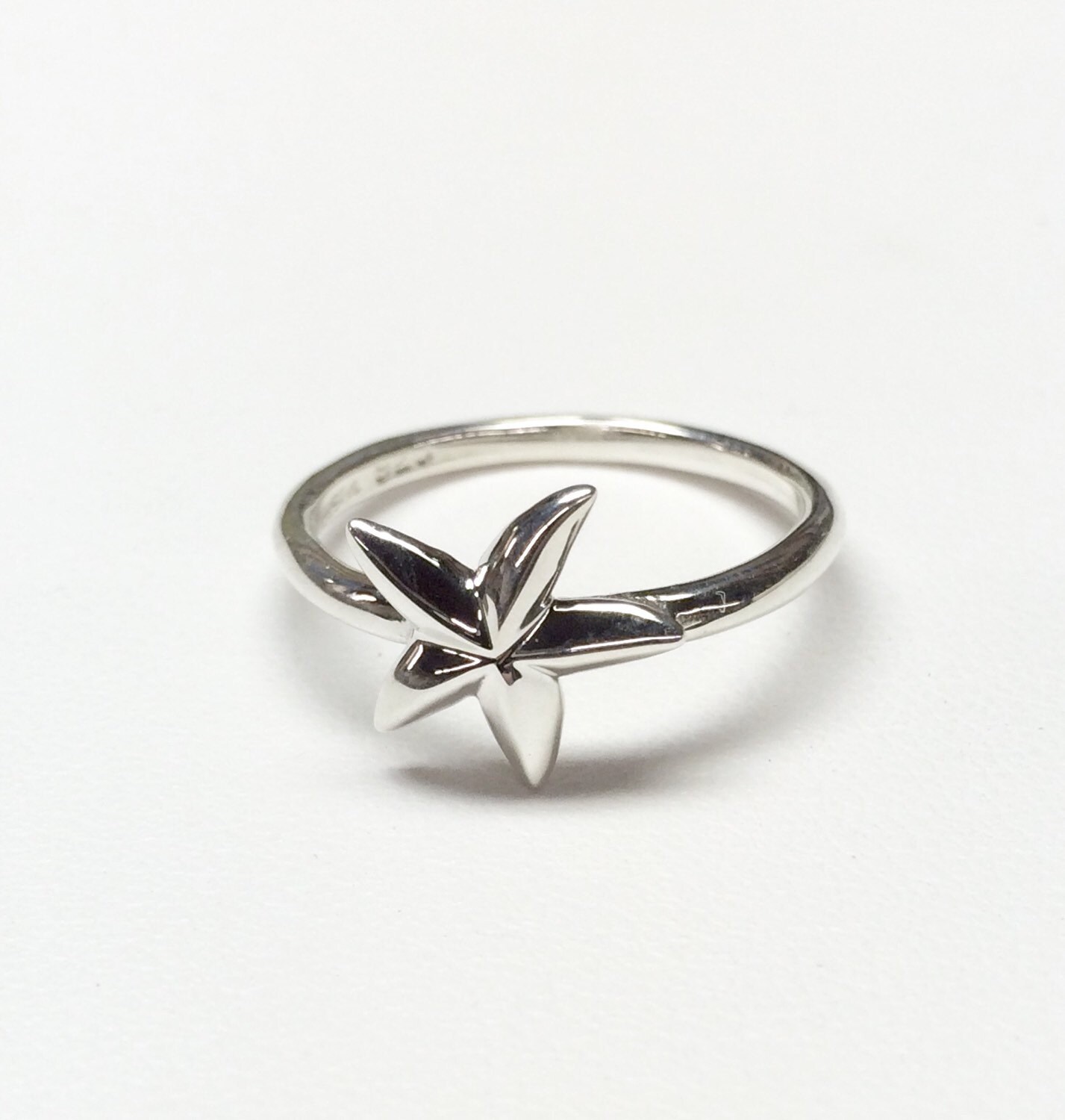 sterling Silber Seestern Ring von dasilvajewelry