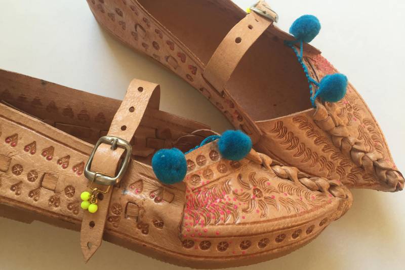 Papouce08//Leather Slippers Size 36 von dasloven